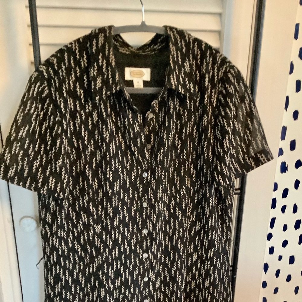 Talbots button down dress